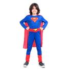 Fantasia Super Homem Infantil Longa Com Capa - Sulamericana