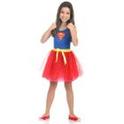 Fantasia Super Mulher Infantil - Dress Up