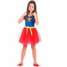 Fantasia Super Mulher Infantil Dress Up Original DC Comics Sulamericana 16310