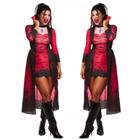 Fantasia Vampira Adulta Feminina de Halloween Luxuosa - Fantasias Carol FSP