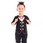 Fantasia Drácula Vampiro Halloween Infantil Traje Luxuoso Para Meninos