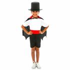 Fantasia Vampiro Damian Curto Infantil - Halloween - Fantasia Bh