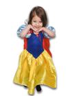 Fantasia Vestido Branca Neve Disney Princesa Capa Infantil