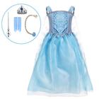 Vestido Infantil Frozen Princesa Aplique Gelo Festas - TEMATICOS - Vestido  Feminino - Magazine Luiza