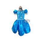 Vestido Infantil Cinderela Azul Brilho Festas Princesa - Lig Lig - Vestido  Infantil - Magazine Luiza