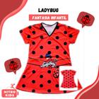Fantasia Vestido Simples da Ladybug