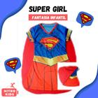 Fantasia Vestido Simples da Super Girl