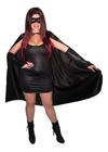 Fantasia Zorro/bandida Feminina Adulto Cosplay
