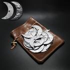 Fantasy Coins Byhoo Harbor Moon com bolsa de couro e jogos de RPG