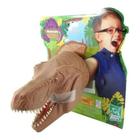 Fantoche Cabeça De Dinossauro Verde 19,5cm 341 - Super Toys