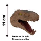 Fantoche De Mão Tiranossauro Rex Adijomar Marrom - Adjomar