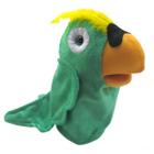 Fantoche pequeno 3d em tecido: papagaio - luqueta - 121