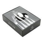 Faqueiro 30 peças de aço inox Prateado com Gift Box Avalon Wolff - 71415