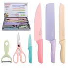 Faqueiro De Cerâmica Color Chef Kit Completo Com 6 Peças - Higa