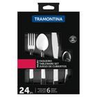 Faqueiro Inox 24pc Malibu Tramontina Inox No Voltagev