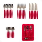 Faqueiro Inox Jogo De Talheres Com Divisória Organizadora