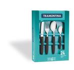 Faqueiro Talher Inox 24 Pç Preto Ipanema Tramontina 23398072