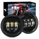 Faróis de neblina Nilight Motorcycle LED de 4,5 polegadas para Harley Davidson