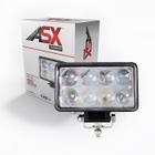 Farol Asx Worklight 4d Led 24w 12-24v Longo Alcance