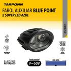 Farol Auxiliar Blue Point 2 Super Leds Azuis Tarponn