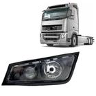 Farol Auxiliar Compatível Volvo Fh13 Máscara Negra Black Le