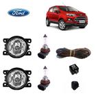 Farol Auxiliar Ecosport 2013 Com Lâmpada H11 Kit