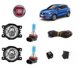 Farol Auxiliar Fiat Argo 2018Lamp Super Branca Kit