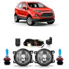 Farol Auxiliar Ford Ecosport 13/17 Completo + Super Branca