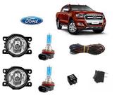 Farol Auxiliar Ford Ranger 2017 S Branca Pronto Instalação