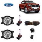 Farol Auxiliar Ford Ranger 2019 Com Lâmpada H11 Kit