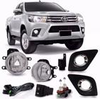 Farol auxiliar hilux 16/18 kit