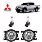 Farol Auxiliar L200 Triton 2014 Com Lâmpada H11 Par