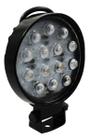 Farol Auxiliar Led 28w Preto Bivolt Luz Branca Au071
