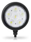 Farol Auxiliar Led 6w 6 Leds Preto Luz Branca Ap765