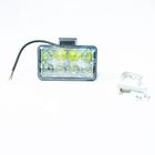 Farol Auxiliar Led Retangular 8 Leds SMD 24W 6000K - Nino Faróis - F-429