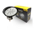 Farol Auxiliar Oval 8 Led 24W