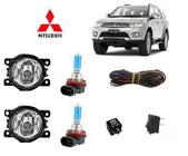 Farol Auxiliar Pajero Dakar 2012 Lamp Super Branca Kit