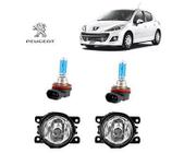 Farol Auxiliar Peugeot 207 2009 H11 Super Branca Par