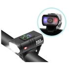 Farol Bicicleta 2 Led Cree T6 Recarregável Usb Com Medidor - Black Watch