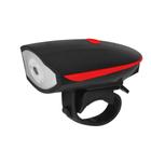 Farol Bike Led com Buzina Recarregável Lanterna Bicicleta Recarregável com Buzina