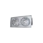 Farol Caminhoes Vw Linha Pesada Duplo 2000 Em Diante Prata Lado Direito