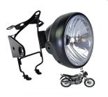 Farol Completo Aro Bloco Optico Carcaça + Suporte Farol Aranha Cg Titan Fan 125 Anos 2000 2001 2002 2003 2004 2005 2006 2007 2008