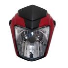 Farol Completo Titan 160 Ex / Fan 160 2017 e 2018 - Vermelho - Foco