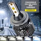 Farol de LED Carshark Turbo H7 - 20000lm - H1, H4, H8, H9, H11, HB3, HB4, HIR2 e Farol de Neblina