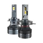 Farol de LED Dualvision de Alta Potência 120W 6000K - Luzes Brancas para Carro (H7, H4, H11, H8, H9, HB3, HB4)