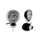 Farol de Led Redondo 4 Leds 12W Universal - VX PARTS