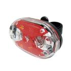 Farol de LED Traseiro para Bike Sinalização com suporte, resistente à água, ilumina até 15 metros BI005 - ATRIO