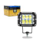 Farol De Milha 12 Leds Dupla 6000K Strobe Laterais 36W