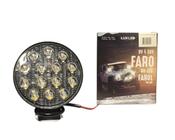 Farol de milha 14 leds 42w redondo luxled