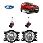 Farol de Milha Ecosport 2013 Com Lâmpada H11 Par